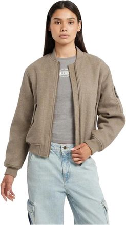 Guess Bomberjack - Dames - Bomber jackets - Beige - XS - Wol - Jassen