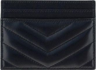 Saint Laurent Womens Black Lamb Ovis Aries Wallet