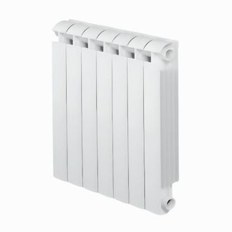 Global Radiador De Calefacci&oacute;n Central De 7 Elementos Klass 800 De Fundici&oacute;n De Aluminio Blanco 1134w