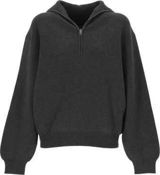 Balenciaga Back-to-Front High Neck Sweater - Dames - Coltruien - Zwart - XS - Wol - Truien & Vesten