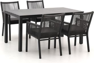 Manifesto Furniture Manifesto Rivola/Menzano 160cm dining tuinset 5-delig