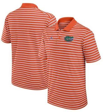 Jordan Brand Mens Jordan Brand Orange/White Florida Gators Primetime Victory Striped Polo at Nordstrom, Size Xxx-Large