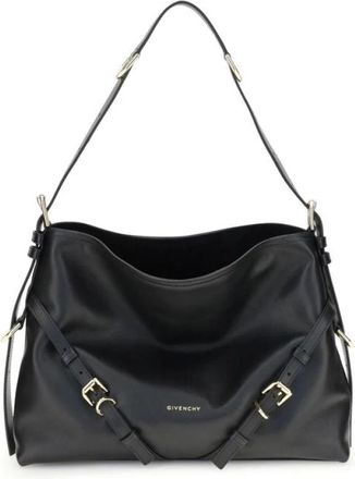 Givenchy Voyou Schoudertas - Dames - Schoudertassen - Zwart - ONE Size - Leer - Tassen