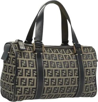Fendi Pre-owned Handbags, female, Multicolor, Size: ONE SIZE Pre-owned Canvas Handbag