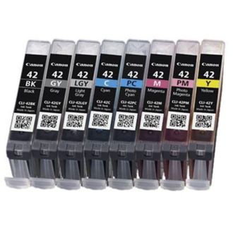 CANON Cartucho De Tinta Original Canon Cli-42 Multipack/ Cian/ Magenta/ Amarillo/ Negro/ Gris/ Gris Claro/ Azul Claro/ Magenta Claro