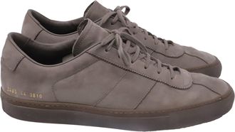Common Projects Tennis Low-Top Sneakers in Grey Leather