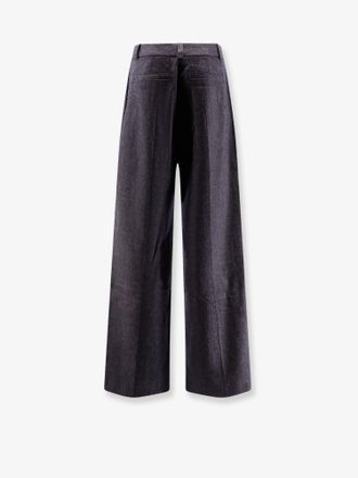 HUGO BOSS Womens Trousers Taflong Blue Polyester