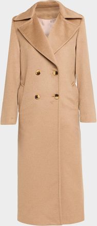 Sofiacashmere Marceau Baby Camel Hair Trench Coat