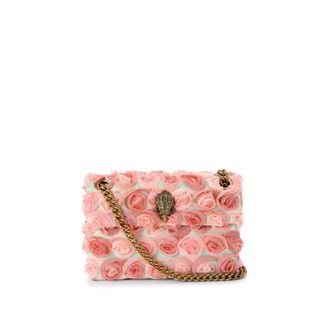 Kurt Geiger Womens Mini Soft Kensington Bag - Pink Fabric - One Size