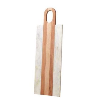 Be Home Moa Marble & Wood Long Board at Nordstrom