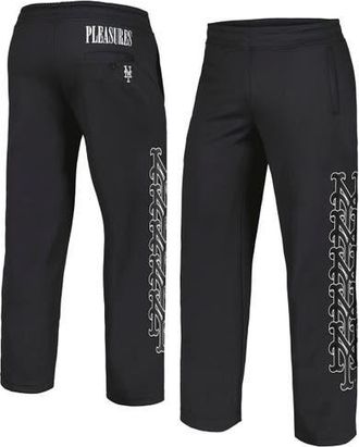 Pleasures Mens PLEASURES Black New York Mets Pitcher Track Pants at Nordstrom, Size Xx-Large