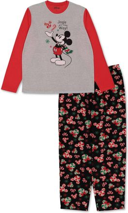 Briefly Stated Mens Matching Mickey Mouse Family Pajama Set In Assorted
