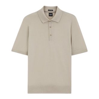 HUGO BOSS Heren, Tops, Beige, Maat: 2XL Wol