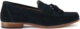 Kurt Geiger Mens Suede Reggie 2 Loafers - Navy - Size UK 12
