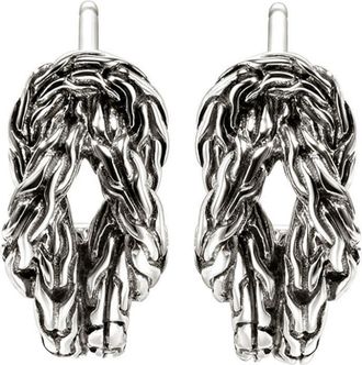 John Hardy Love Knot hoop earrings - women - Sterling Silver - One Size