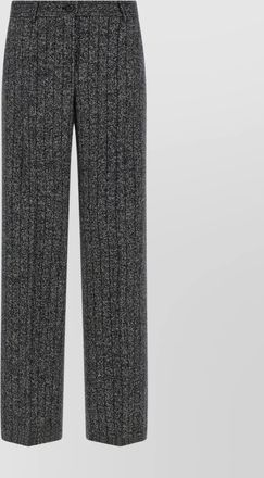 Dolce & Gabbana striped straight-leg trousers