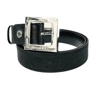 Bulgari Pre-owned Vintage Riem - Heren - Pre-owned - Zwart - Maat: ONE Size Leer