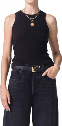 Citizens Of Humanity Isabel Rib Tank In Black
