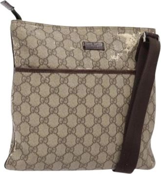 Gucci Pre-owned Plastic gucci-bags - Dames - Vintage Schoudertas - Beige - ONE Size - Vintage