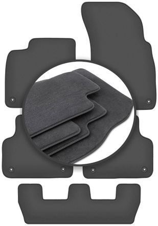 OEM Alfombrillas Premium Para Audi Q7 Ii 7 Plazas (2017-)