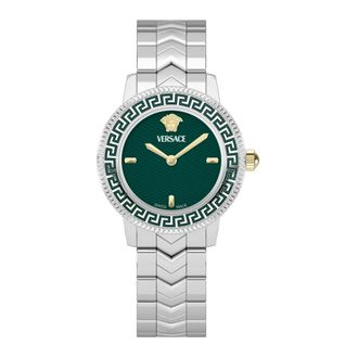 Versace V-Icon Veuca 0424 Horloge - Dames - Horloges - Groen - ONE Size - Accessoires