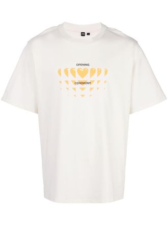 Opening Ceremony T-shirt a fiori - Toni neutri