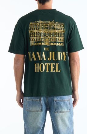 Nana Judy Spencer T-Shirt in Dark Green at Nordstrom, Size Xx-Large