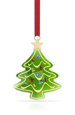 Swarovski Holiday Cheers Crystal Tree Ornament in Green at Nordstrom