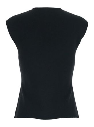 P.A.R.O.S.H. Viscose Blend Tank Top - Black
