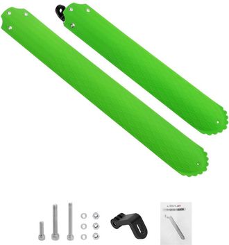 OEM Juego De Guardabarros Ajustables Para Bicicleta, Guardabarros Verdes