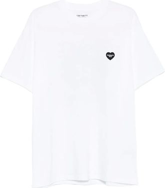 Carhartt Work in Progress S/S Heart II Hartt cotton T-shirt - men - Organic Cotton - M - White