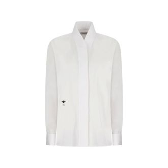Dior Blouse - female - Dior - Shirts - White - XS - Blouses & Shirts