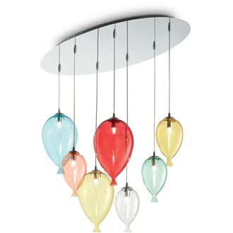 Ideal Lux Lampada a sospensione clown SP7 color