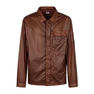 C.P. Company CS II Lens Jacket - male - C.P. Company - Light Jackets - Brown - M - Jackets