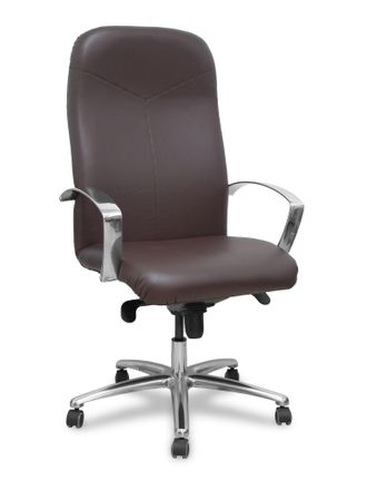 Piqueras y Crespo Sill&oacute;n Caudete Similpiel Marr&oacute;n Oscuro