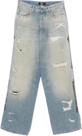 Amiri Dribl Jeans - Heren - Loose Fit Jeans - Blauw - W34 - Denim - Jeans