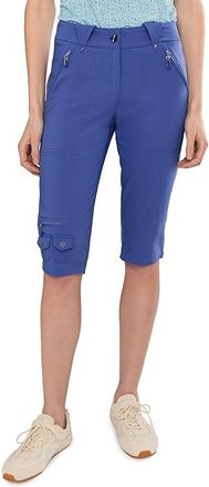 Jamie Sadock 24.5 Elegante Knee Capri Womens Clothing Slate Purple : 10 24.5, Polyester/Spandex