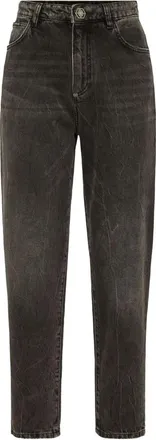 Philipp Plein Jeans Mom Fit - Grigio