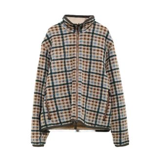 Moncler Omkeerbaar Teddy Zip-Up Sweatshirt - Heren - Jassen - Veelkleurig - Maat: L Zijde