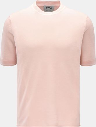 FTC Men - Short sleeve crew neck jumper rose