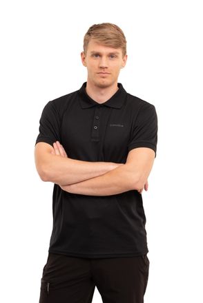 Icepeak Poloshirt ICEPEAK H POLOSHIRT BELLMONT, Herren, Gr. XXL, schwarz, Obermaterial: 100% Polyester, B&uuml;ndchen, Shirts Poloshirt, sportlicher Schnitt, Polok