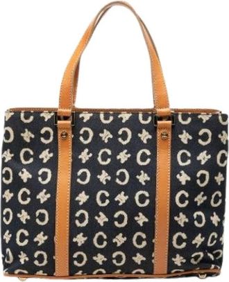 Celine Pre-owned Denim Tote Bag - Dames - Vintage Shopper - Blauw - ONE Size - Denim - Vintage