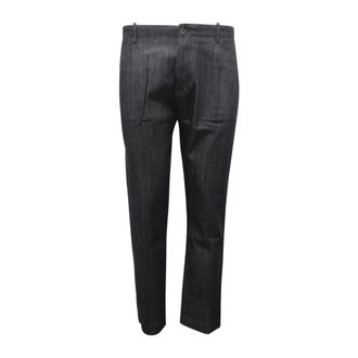 Nine In The Morning Heren, Broeken, Blauw, Maat: L Denim