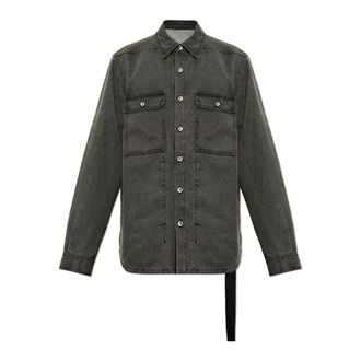 Rick Owens Casual Camicie - - Shirts - Uomo - Grigio - L