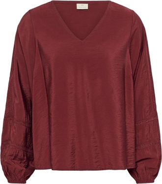 Kaffe Blouses & Hemden - Dames - Blouses & Shirts - Rood - Maat: XS