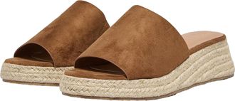 Only Dames/Dames Minerva-3 Muiltjes Sandalen (Cognac)