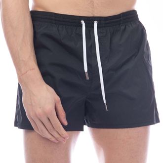 Dsquared2 Mens Midi Swim Boxers in Black - Size 2XL
