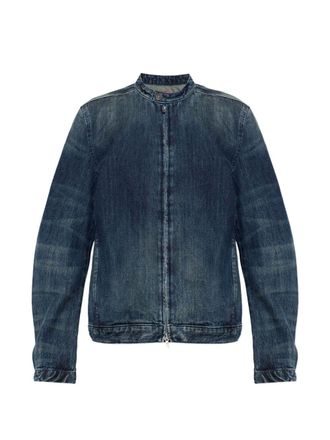Diesel Classic Denim-Style Jacket With Vintage Wash