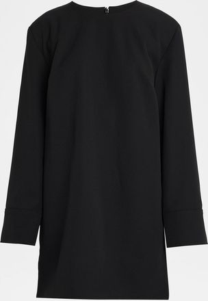 Ganni Twill Cape Dress