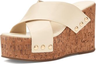 Schutz Serena Womens Sandals Egg Shell : 10.5 M, Leather